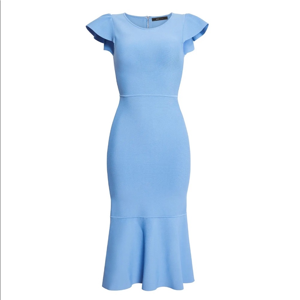 Bcbg baby blue dress